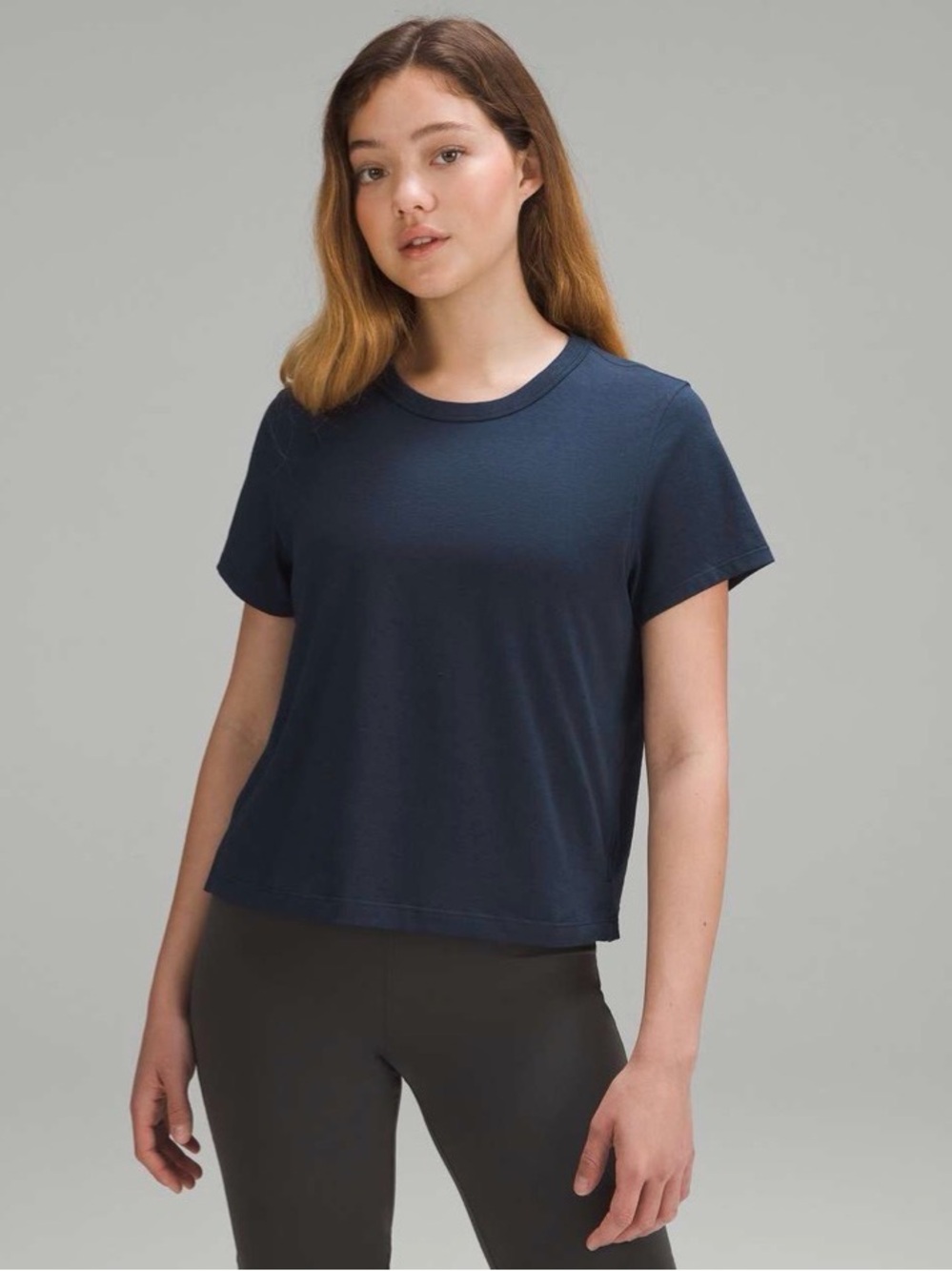Lululemon Classic-Fit Cotton-Blend T-Shirt
True Navy Size 10